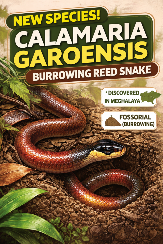 Daily UPSC Current Affairs 14 April 2026 featured image covering Green Pill Millipede, Calamaria garoensis, Article 371J, IEA and UNDP Report