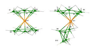 Scientists from the Indian Institute of Science (IISc) and IIT Madras successfully synthesized a true carbon-free analogue of ferrocene: Instead of an iron atom sandwiched between cyclopentadienyl rings, this novel inorganic molecule features a central osmium atom sandwiched between two flat, carbon-free rings made entirely of boron and hydrogen It cab be efficient and robust catalysts for pharmaceutical manufacturing.